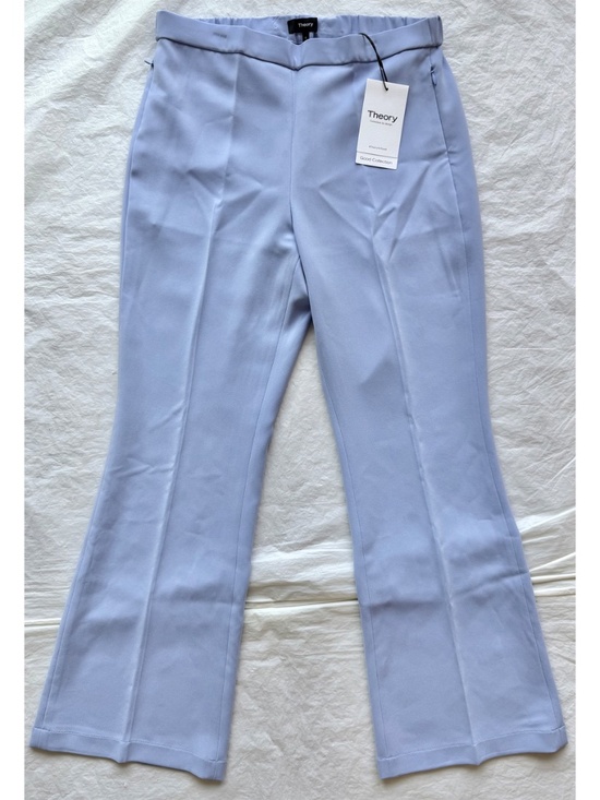 THEORY NWT DEMITRIA GROTTO ADMIRAL CREPE FLARE PANTS. SIZE 6 - Picture 5 of 10